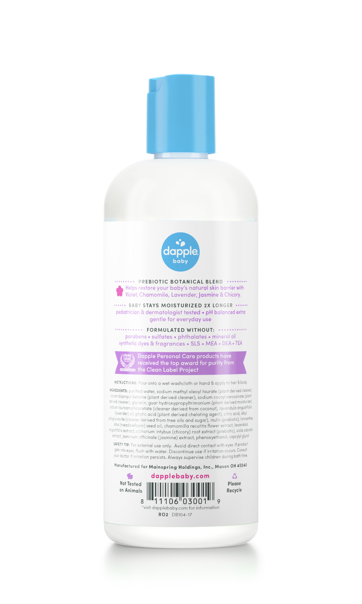 purity baby wash