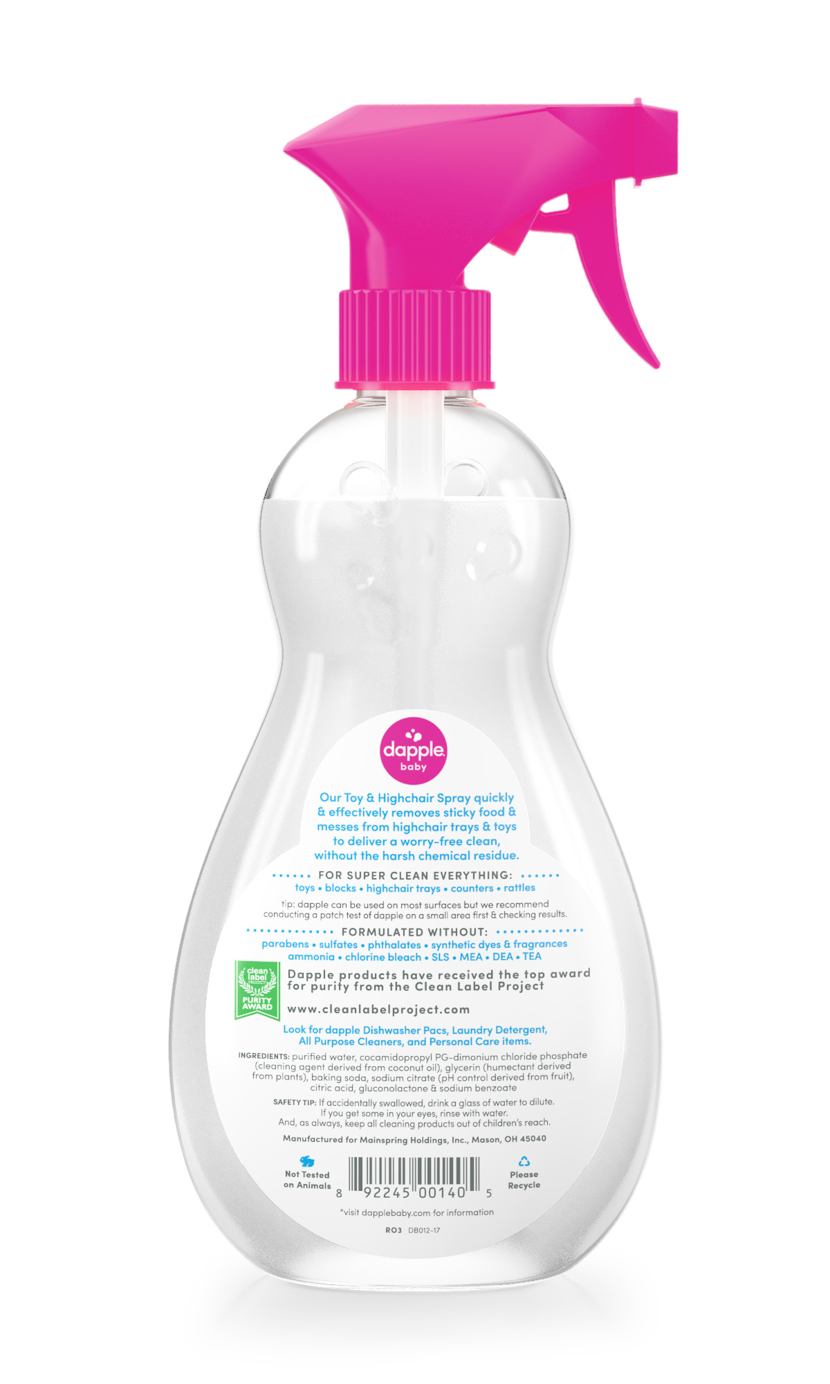 Baby high chair cleaner sales