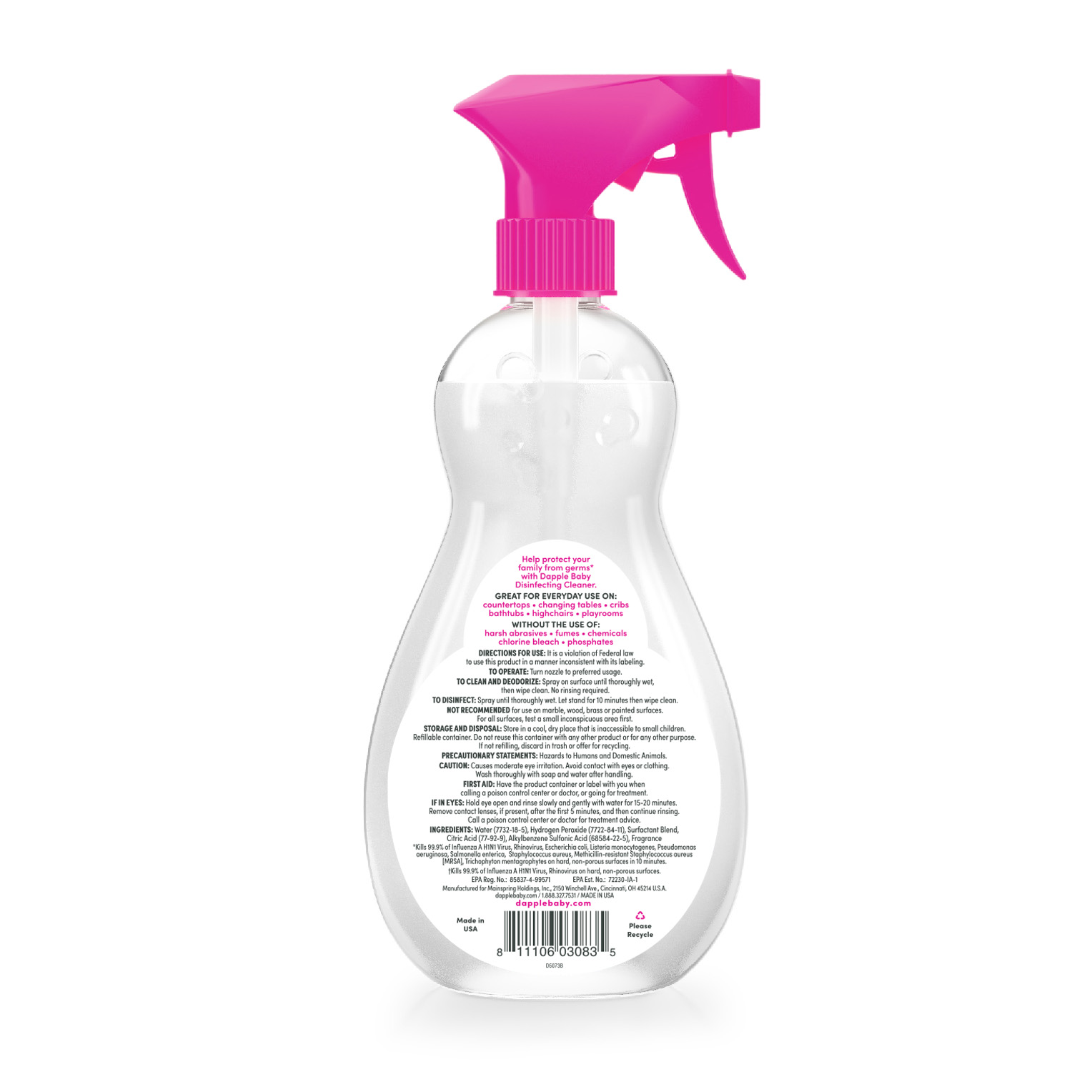 Disinfecting Spray Dapple Baby