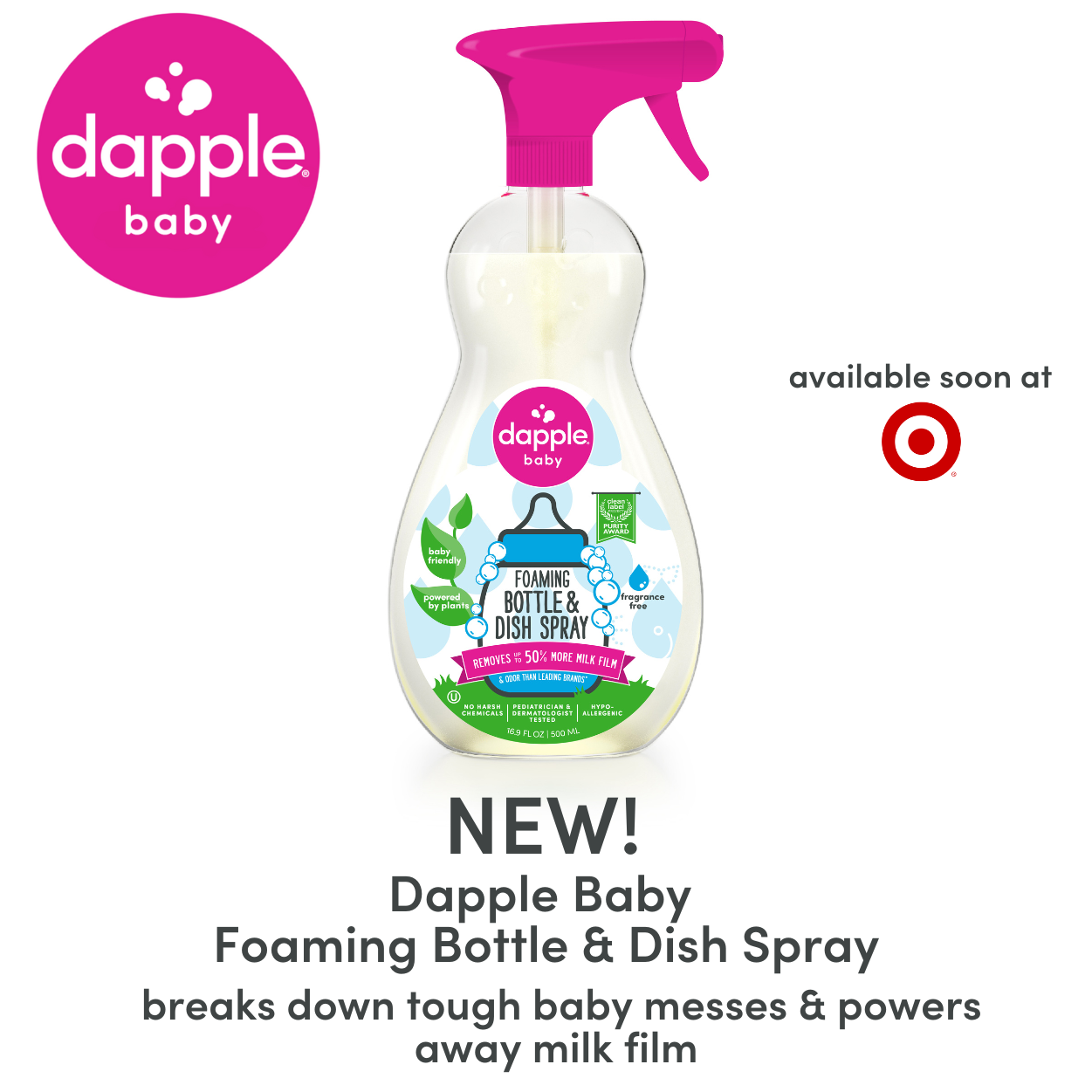 Dapple Baby Foaming Bottle & Dish Spray
