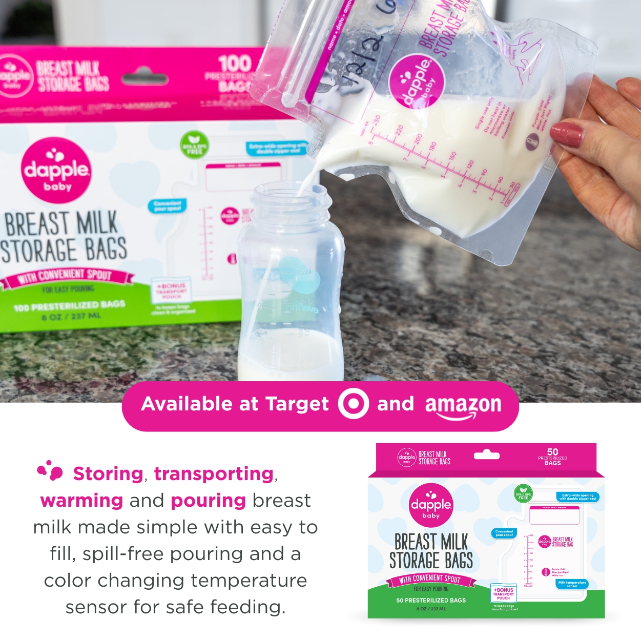 Dapple Baby Breast Milk Storage Bags